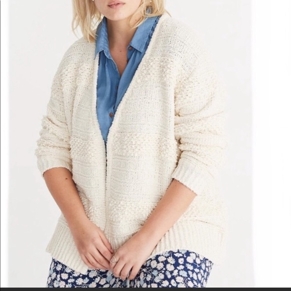 Madewell XS open cardigan textured - Picture 1 of 7